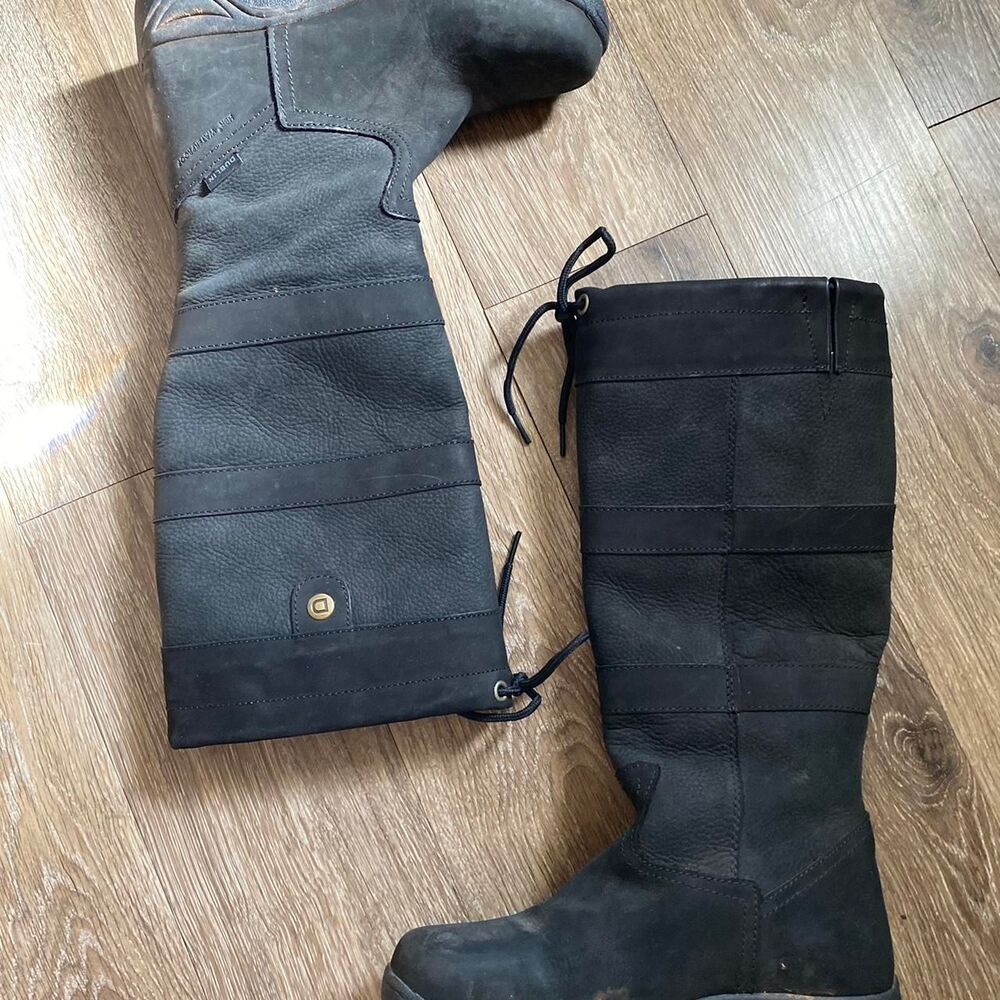 Dublin Women's Black and Grey Boots
